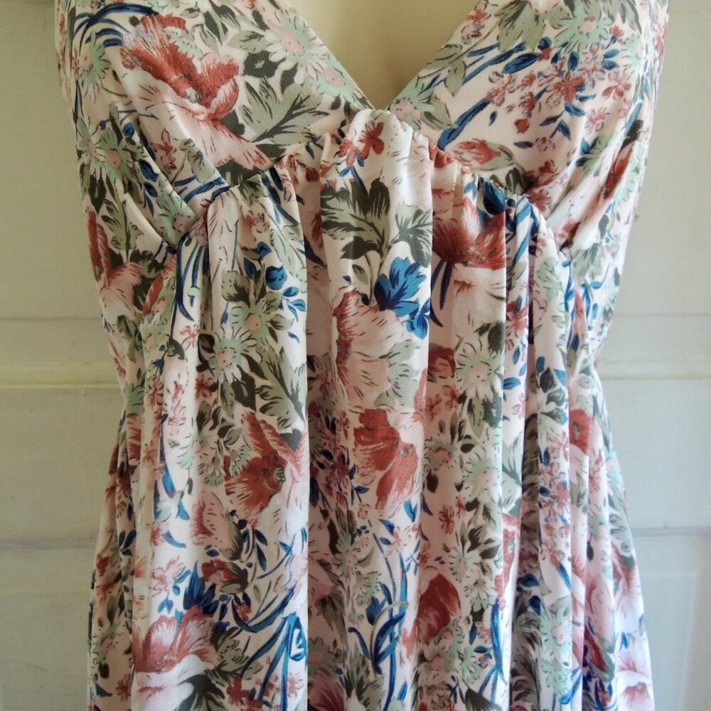 Lulus Renewed Romance Blush Pink Multi Floral Maxi Dress L - Picture 7 of 15